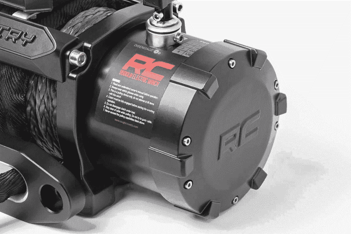 Rough Country 12000lb Pro Series Electric Winch with Clevis Hook