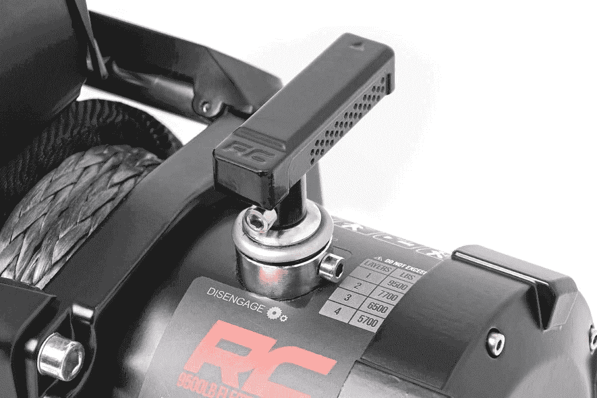 Rough Country 12000lb Pro Series Electric Winch with Clevis Hook
