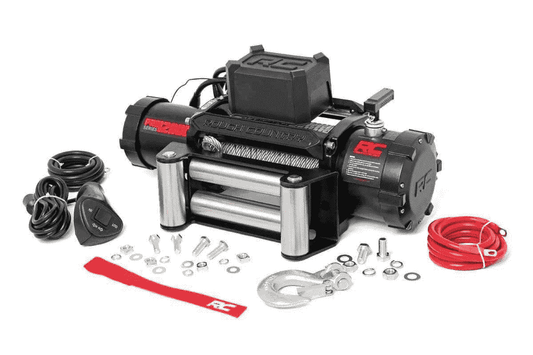 Rough Country 12000lb Pro Series Electric Winch with Clevis Hook